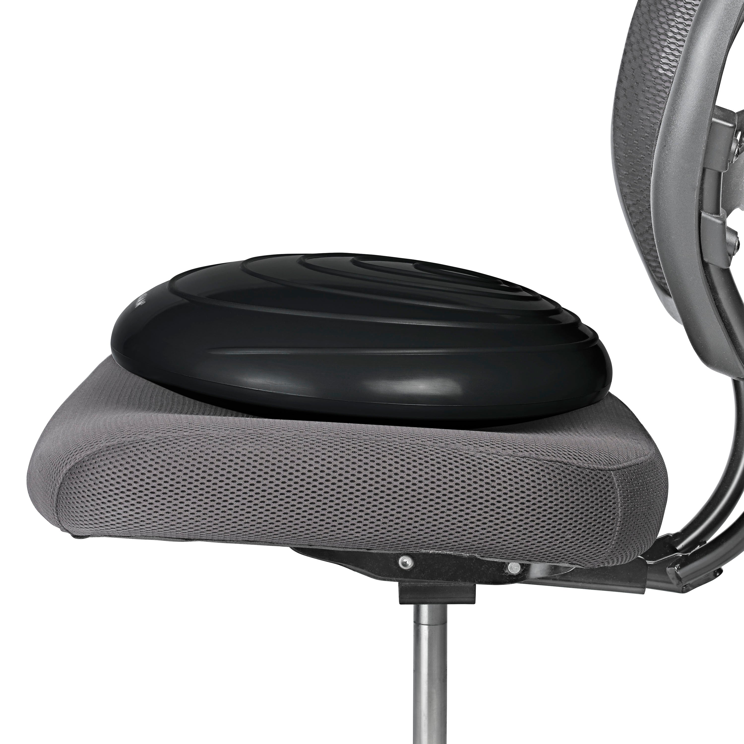 Balance Disc black on chair